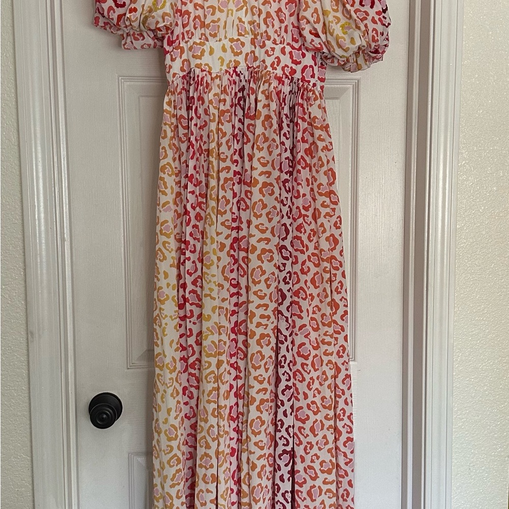 Colorful Leopard Print Dress